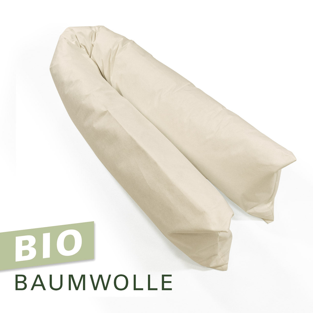 SoftsanÂź Encasing fĂŒr SeitenschlĂ€ferkissen aus Bio Baumwolle | Schutzbezug fĂŒr Allergiker - Softsan