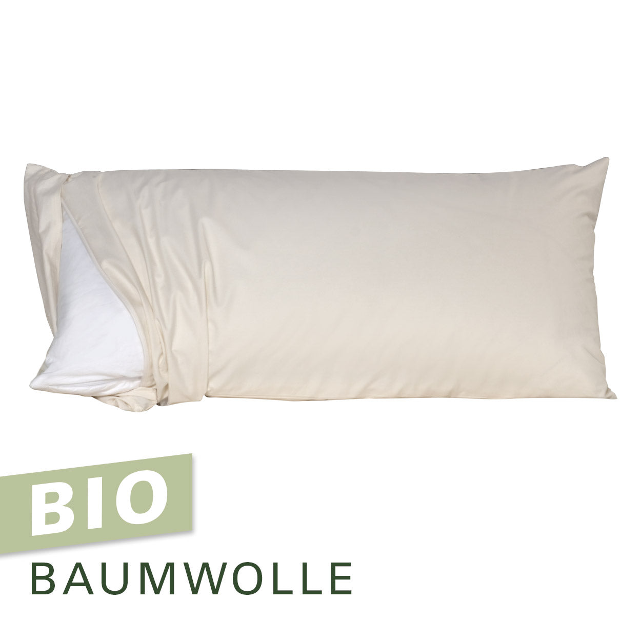 Softsan® Encasing für Kissen aus Bio Baumwolle | Schutzbezug für Allergiker - Softsan