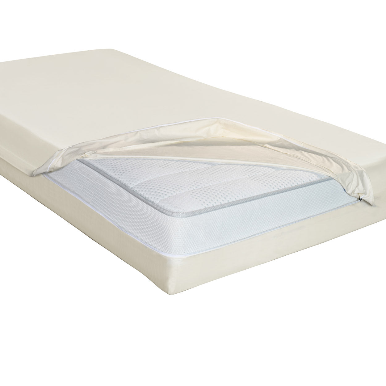 Softsan® Encasing für Matratzen aus Bio Baumwolle | Schutzbezug für Allergiker - Softsan