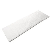 Softsan Allergiker-Reiseschlafsack mit Milbenschutz-Encasing, weiß, flach ausgelegt, Schrägansicht