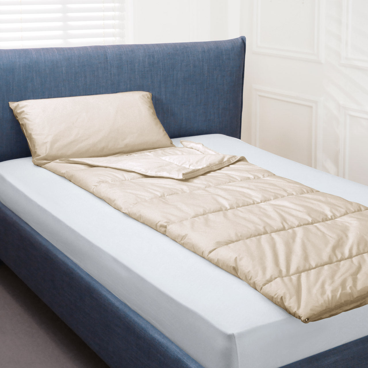 Softsan® Allergiker Schlafsack Bio Baumwolle mit integriertem Milbenschutz Encasing - Softsan