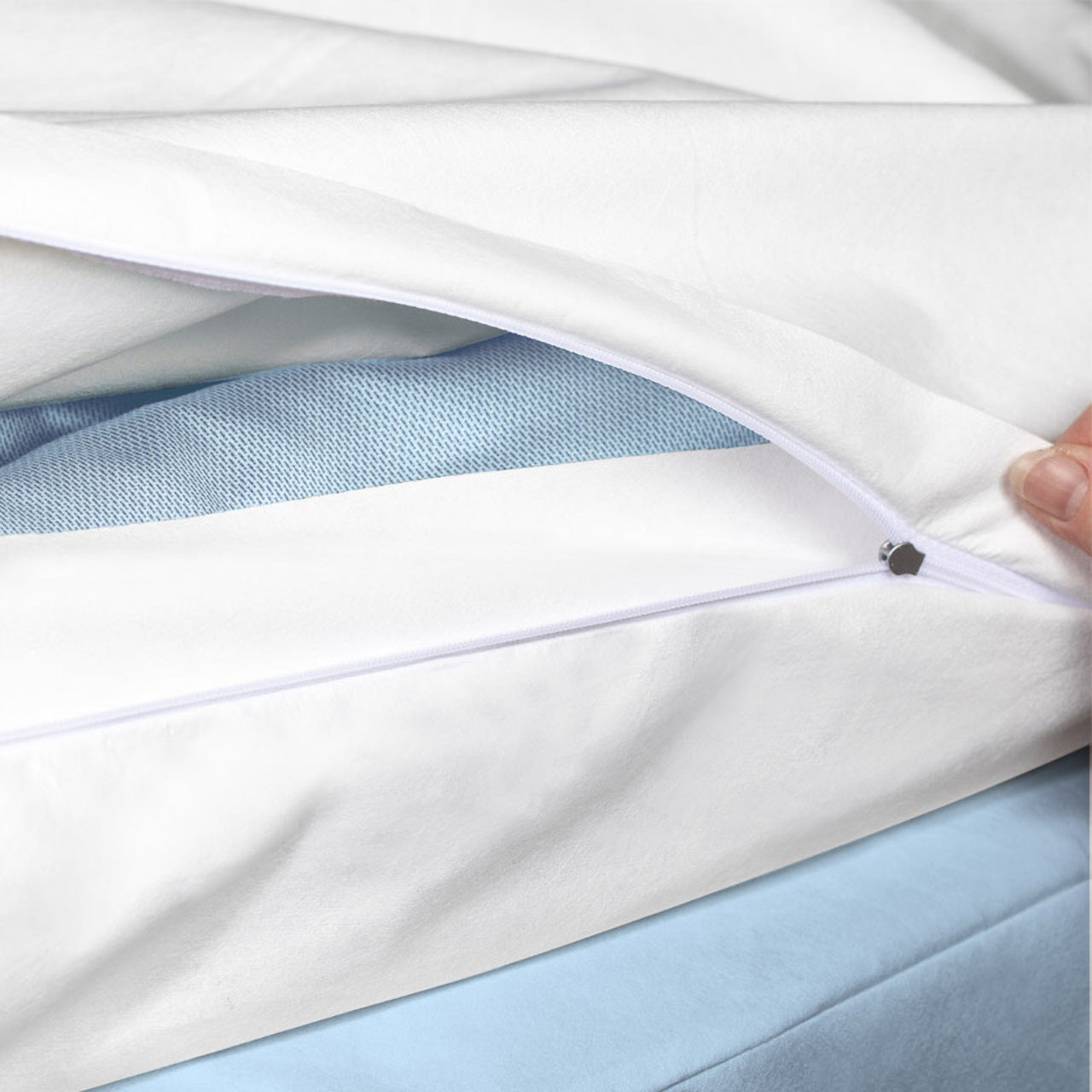 Softsan® Anti Milben Encasing für Boxspring Topper | Schutzbezug für Allergiker - Softsan