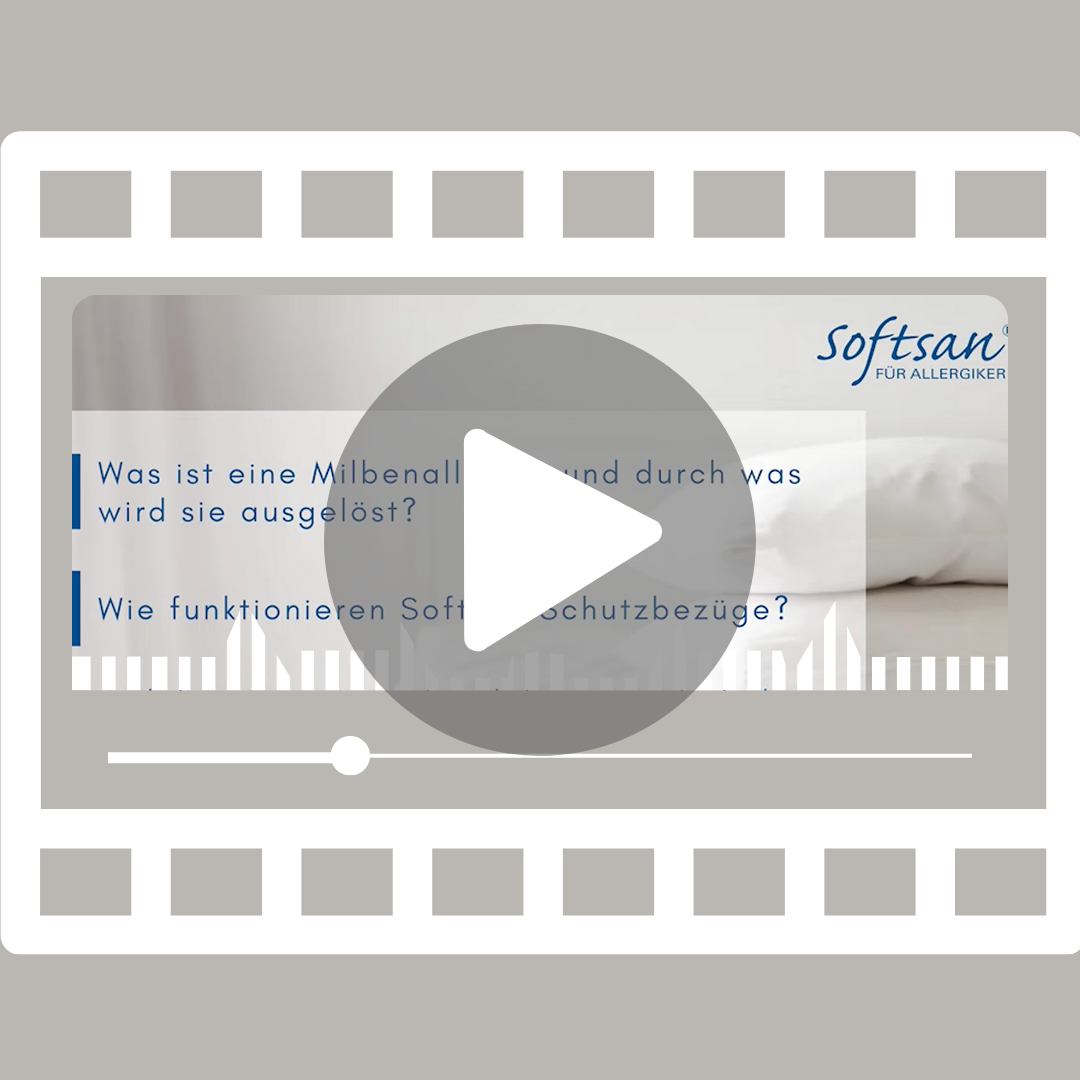 Video laden: Softsan® Anti Milben Encasing für Kissen | Schutzbezug für Allergiker
